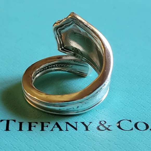 1909 Tiffany & Company Winthrop Spoon Ring in Sterling Silver #3 - Picture 6 of 14